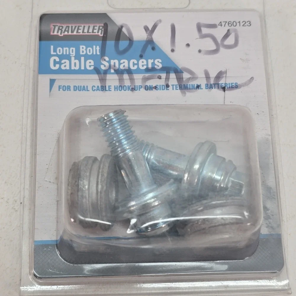 Traveller Long Bolt Battery Cable Spacers For Side Terminal Batteries